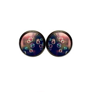 Iridescent Bubble Earrings